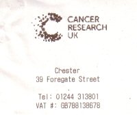 Chestertourist.com - Cancer Research UK